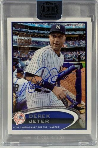 How Much is a Derek Jeter Signed Baseball Card Worth 