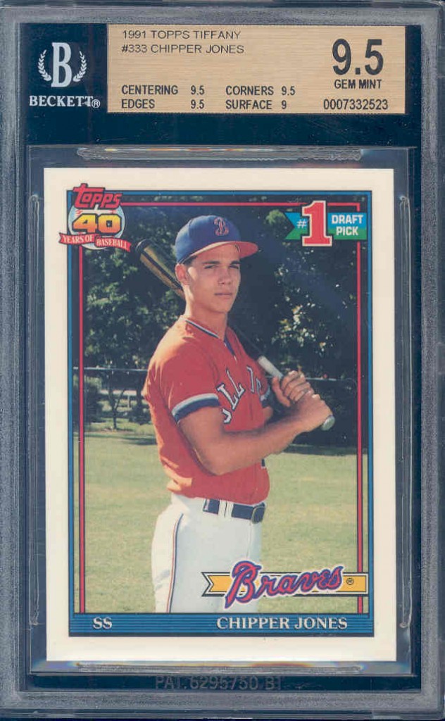 How Much is Chipper Jones Baseball Card Worth 